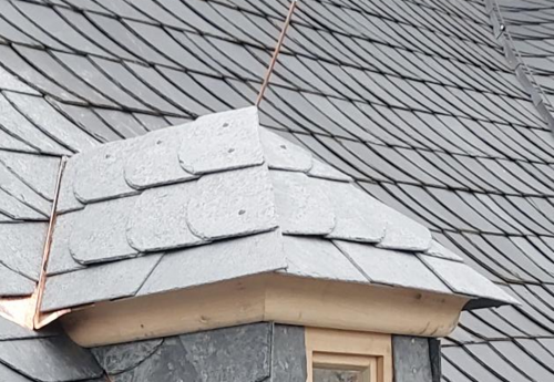 Sanierung Gauben Naturschiefer